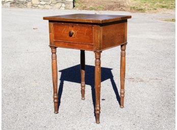 An Antique Sheraton Side Table