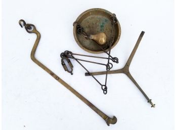 An Antique Brass Scale