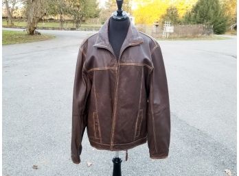 A Men's Leather Jacket