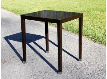 A Modern Oak Parsons Side Table