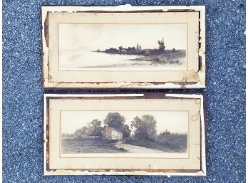 A Pair Of Hand Colored Lithographs By L.H. King
