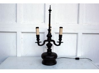 An Oil Rubbed Bronze Table Lamp