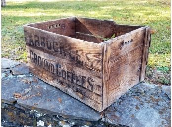 An Antique Arbuckle Bros. Coffee Advertising Crate