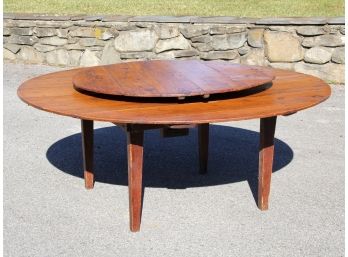A Primitive 19th Century Pine Farm Table From The Estate Of Artie Shaw