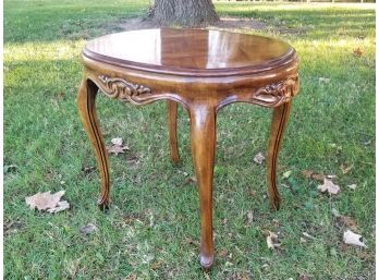 A Fruitwood Side Table