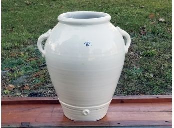 A Large, Antique Glazed Earthenware Vessel