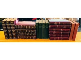 Large Lot Of Antique Books