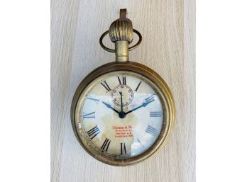 Vintage Style Brass Clock