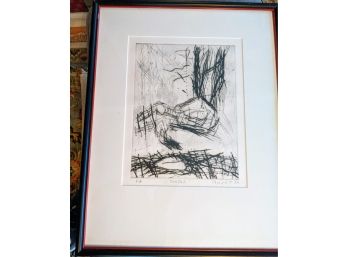 Black And White, Signed Etching By Traian Alexander Filip