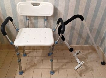 Elder Bathroom Supplies  - Shower Chair And Tub Handle