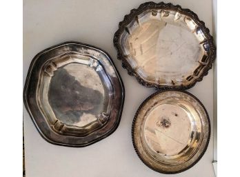 3 Silver Plate Platers