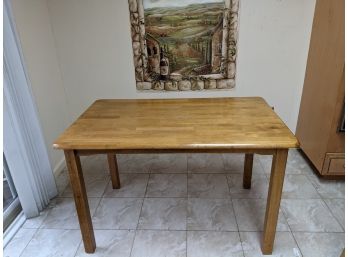 Kitchen Oak Table With A Vaneer