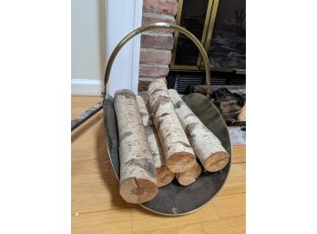 Brass Log Holder