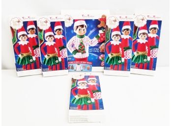 10 Elf On The Shelf Party Skirts & One Sweater With Appliques From The  Claus Couture Collection #2