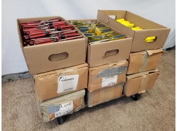 Large Lot Of Square Head Screwdrivers; Over 1,000