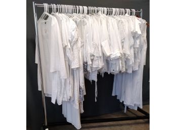 Wide Selection Of 83 Women's White Tops, Cover-ups, Dresses & Jumpsuits; Chico's, Talbots, J. Crew & More!