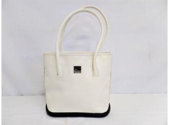 Dooney & Bourke Women's Off White Leather Handbag With Shoulder Strap