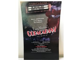 Barry Manilow's Copacabana -- The Musical.  Lobby Card