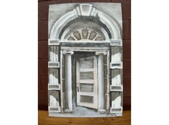 Miguel Ingoglia Seigraph Of Archietctural Doorway