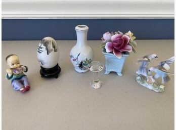 Hand Painted Miniatures By Royal Worcester, Chorley And More