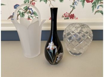 Trio Of Decorative Vases