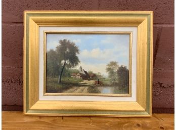 Attractively Framed Oil Painting Gloria Pelkey