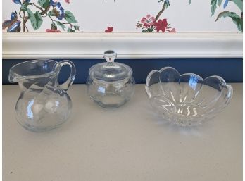 Petite Vintage Glass Trio