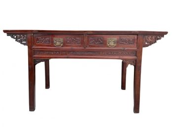 Antique Rosewood Console