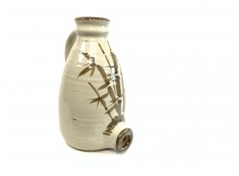 Ceramic Jug With A Bamboo Motif