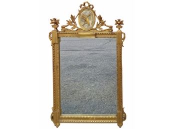 Large Giltwood Mirror In French Louis XVI Style