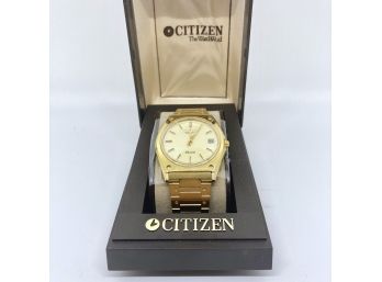 Citizen Men's Gold Tone Bracelet Watch