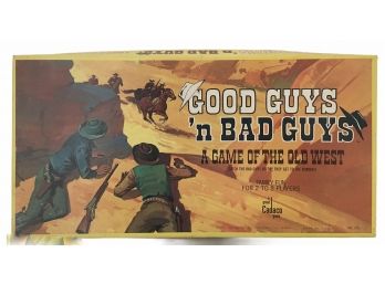 Vintage 1973 Cadeco 'Good Guys 'n Bad Guys Game Of The Old West'