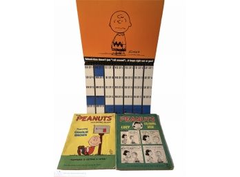 Vintage Peanuts Re-useable School Calendar + Coloring Books
