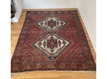 Vintage Afghan (?) Rug 63 1/2 '  X 78 1/2'