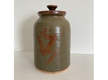 Chinese Glazed Earthenware Medicinal Herb Jar