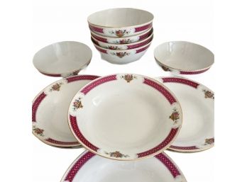Porcelain Bowls Lot - Soup Plates & Bowls