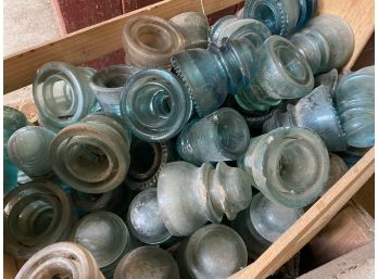 Glass Insulator Lot #2 (50 Pieces)