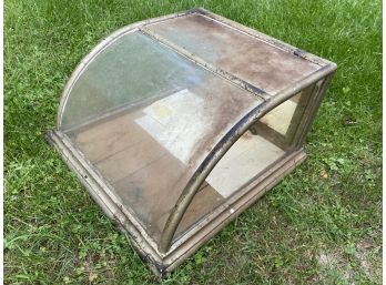 Antique Brass Clad Bakery Display