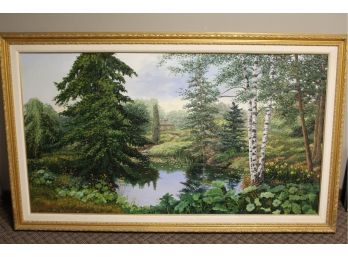 Huge Schaefer Miles Original Oil Painting