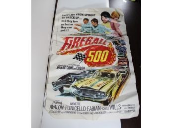Vintage Fireball 500 Movie Poster
