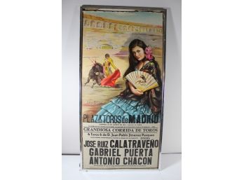 Vintage Original Bullfighting Posters Pair