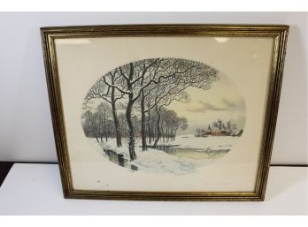 Francis Roth Signed Etching