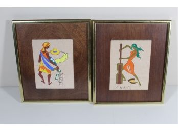 Victor Nabais Paintings Lot Of 2