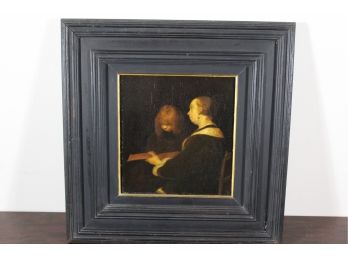Replica Oil Painting Of Gerard Ter Borch The Reading Lesson By Unknown Artist