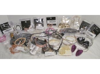 Huge Fashion Jewelry Resale Lot, New In Bags