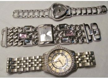 Three Ladies Watches With New Batteries