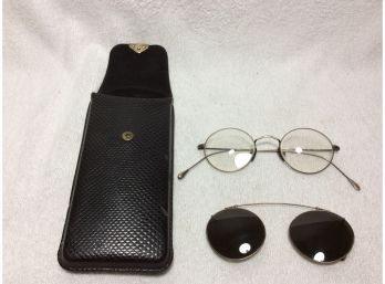 Italian Eye Case With Glasses Made In Italy