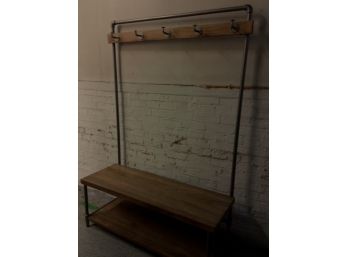Beautiful Coat Rack And Bench (west Elms) Also Used For Shoes