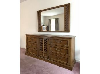 Drexel Esperanto Dresser And Mirror