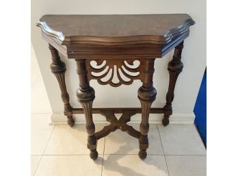 Demilune Carved Console Table